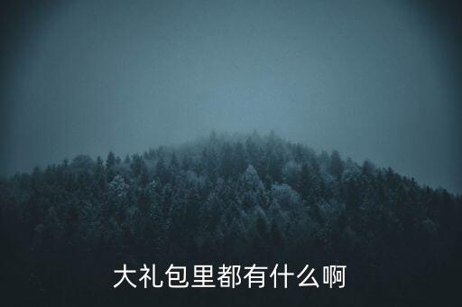 雙匯大禮包中有什么，大禮包里都有什么啊