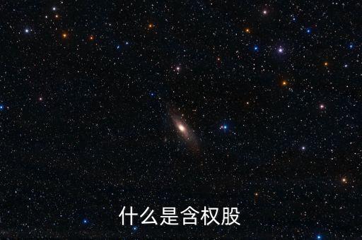 什么是含權(quán)股，請問什么叫含權(quán)的股票