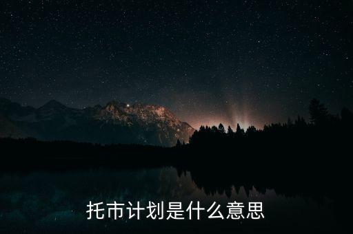 托市糧什么意思，托市計(jì)劃是什么意思