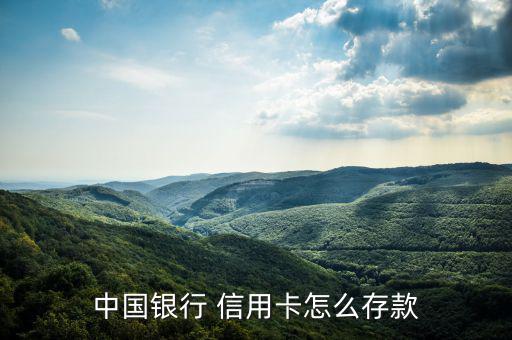 怎么向信用卡存錢(qián),如何在信用卡中存錢(qián)?