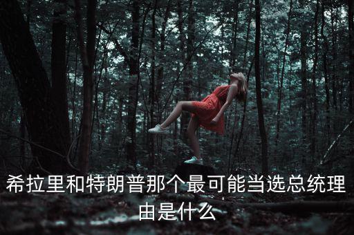 希拉里和特朗普那個最可能當選總統(tǒng)理由是什么