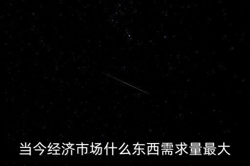 當(dāng)今經(jīng)濟(jì)市場(chǎng)什么東西需求量最大