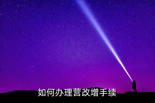 如何辦理營改增手續(xù)