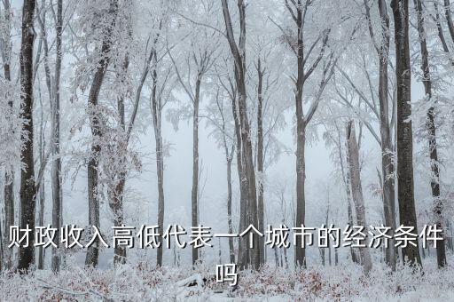 城市地方財(cái)政越多代表什么，財(cái)政收入越多越好嗎談下自己的觀點(diǎn)和認(rèn)識(shí)