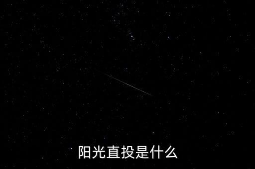 什么是陽(yáng)光直投，陽(yáng)光直投是什么
