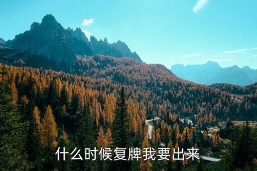 廣晟有色什么時候復牌，廣晟有色股票