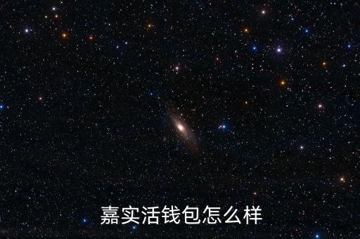  嘉實(shí)活錢包怎么樣