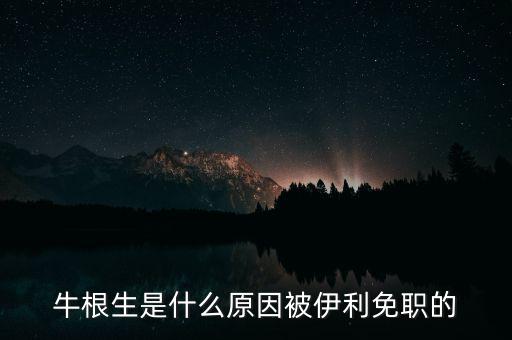 牛根生為什么離開蒙牛，牛根生是誰為什么要辭任
