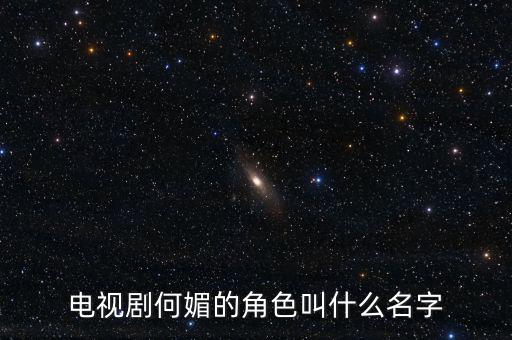 何媚與林騰蛟什么關系，電視劇何媚的角色叫什么名字