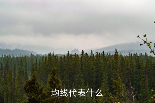 均線代表什么