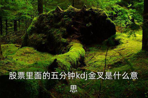 什么叫kdj金叉，KDJ快金叉是什么意思
