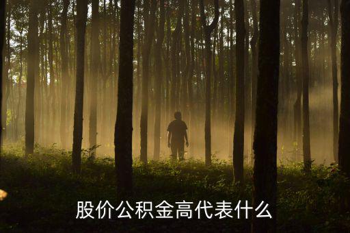 股價公積金高代表什么