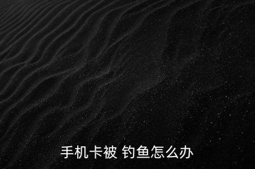 手機卡被 釣魚怎么辦