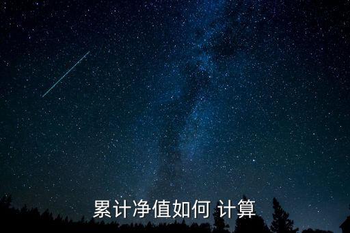 累計值怎么計算,基金單位累計凈值是基金成立以來的全部收益