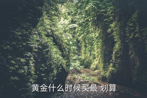  黃金什么時(shí)候買(mǎi)最 劃算