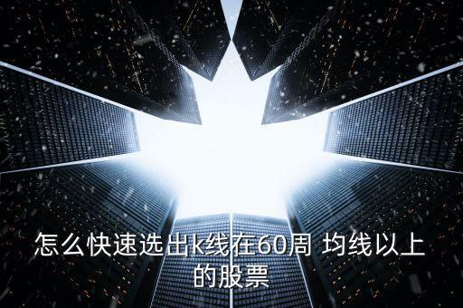 60周均線怎么看,周一開盤可關注五個股票指數(shù)
