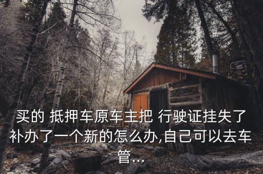 抵押車行駛證丟了怎么辦,買車落戶發(fā)給你綠皮書(shū)丟了怎么辦?