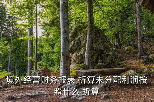 境外經(jīng)營財(cái)務(wù)報(bào)表 折算未分配利潤按照什么 折算