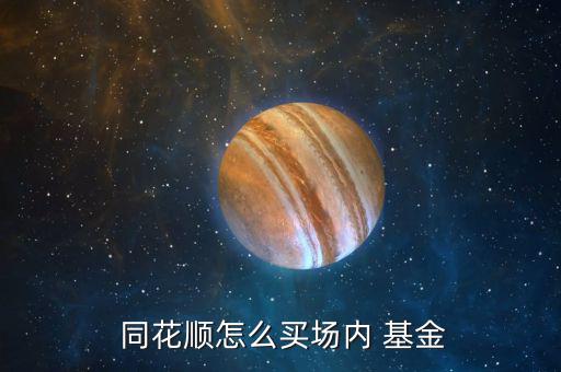  同花順怎么買場內 基金