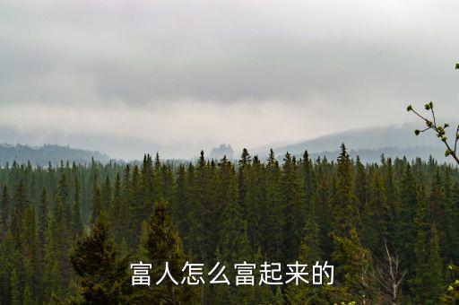 富人得錢都是怎么來(lái)的,財(cái)富可以分為哪幾類?
