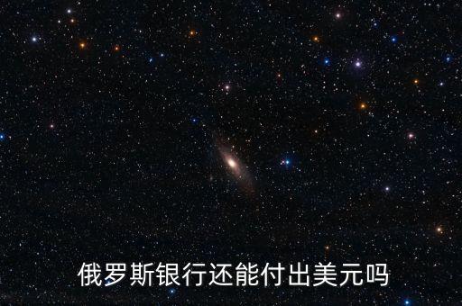  俄羅斯銀行還能付出美元嗎