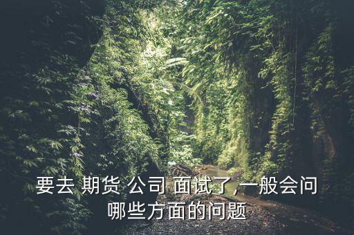 應(yīng)聘期貨公司該怎么面試,投資理財在線｜羅清全】大選提名日