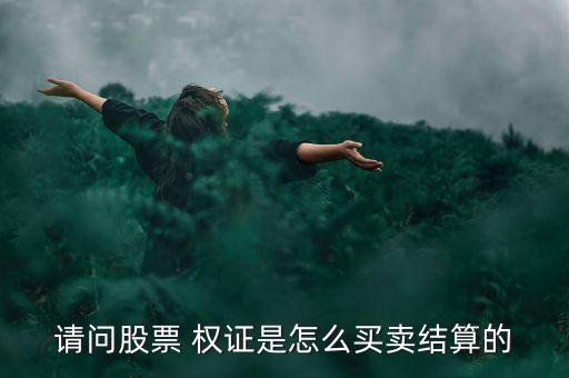 請(qǐng)問(wèn)股票 權(quán)證是怎么買賣結(jié)算的
