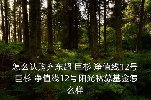 巨杉凈值線2號(hào)產(chǎn)品怎么樣,美國私募基金經(jīng)理的最新研究報(bào)告