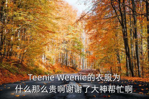 維格娜絲為什么這么貴，Teenie Weenie的衣服為什么那么貴啊謝謝了大神幫忙啊