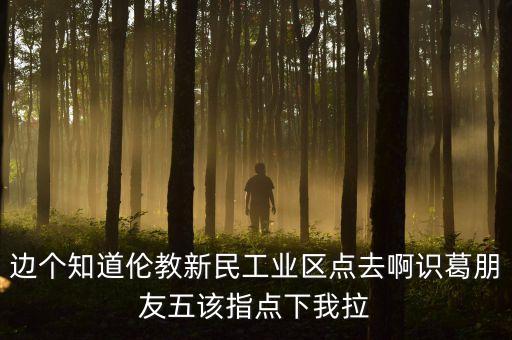 李葛衛(wèi)為什么入新民科技，邊個(gè)知道倫教新民工業(yè)區(qū)點(diǎn)去啊識(shí)葛朋友五該指點(diǎn)下我拉