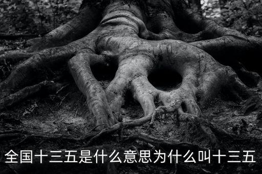 十三五是什么意思，什么是十三五