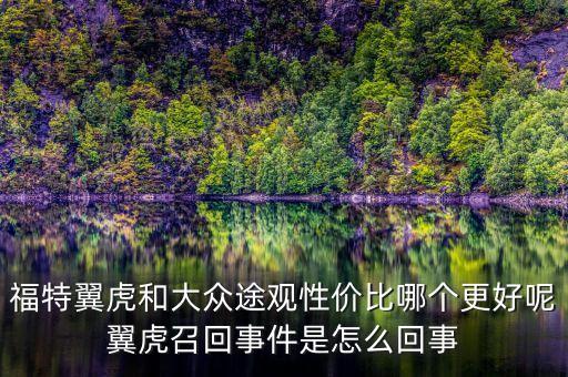 福特翼虎和大眾途觀性價比哪個更好呢翼虎召回事件是怎么回事