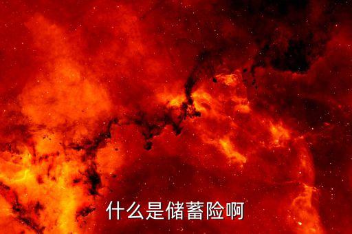 儲蓄險到底保什么，請問什么是儲蓄保險