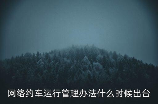 出租車改革什么時候公布，國家對出租車有什么政策改革方案