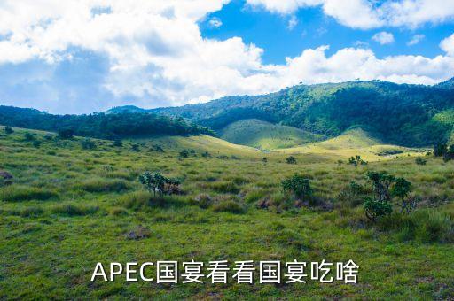 APEC國(guó)宴看看國(guó)宴吃啥