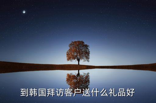 到韓國拜訪客戶送什么禮品好