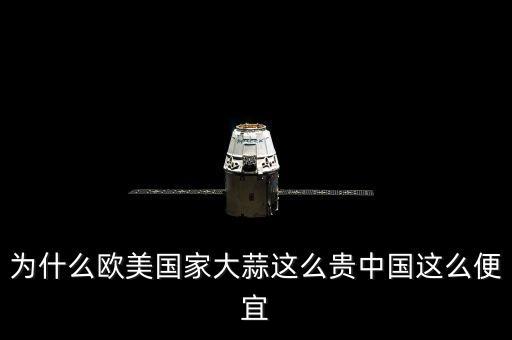 為什么歐美國家大蒜這么貴中國這么便宜