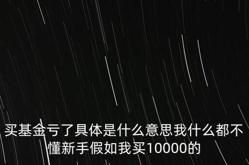 基金賠錢是什么意思，支付寶的航旅基金賠付是什么意思