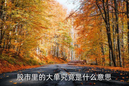 股票盤口的賣檔突然壓大單是什么意思，賣盤掛大單是什么意思