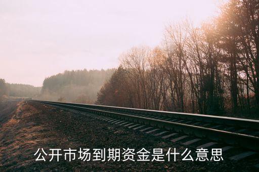公開市場到期資金是什么意思，公開市場月度到期資金規(guī)模說明什么