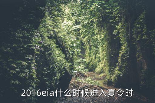 2016夏令時什么時候開始，2016eia什么時候進入夏令時