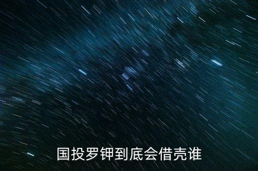 國(guó)投羅鉀到底會(huì)借殼誰(shuí)