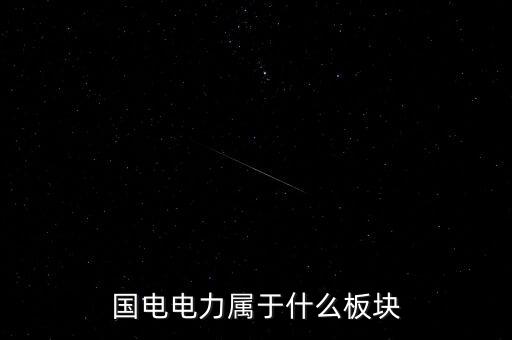 國(guó)電電力屬于什么板塊