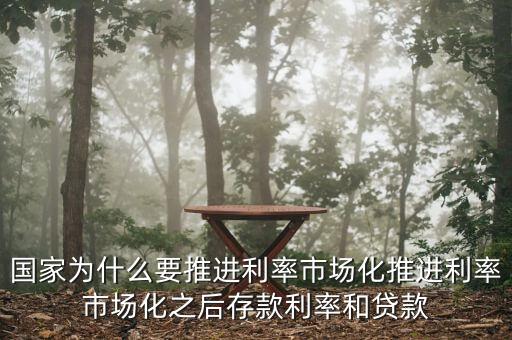 為什么利率市場(chǎng)化推動(dòng)發(fā)展，國(guó)家為什么要推進(jìn)利率市場(chǎng)化推進(jìn)利率市場(chǎng)化之后存款利率和貸款