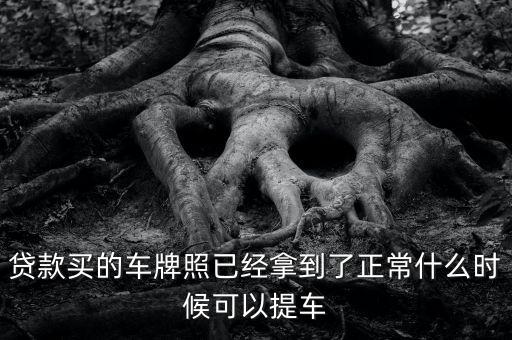 銀行款下來(lái)什么時(shí)候能上牌照，外地戶口分期付款買車多長(zhǎng)時(shí)間能拿牌照