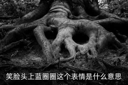 笑臉頭上藍(lán)圈圈這個表情是什么意思