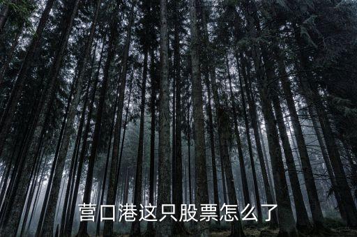 營口港為什么不漲，營口港現(xiàn)在會大漲嗎