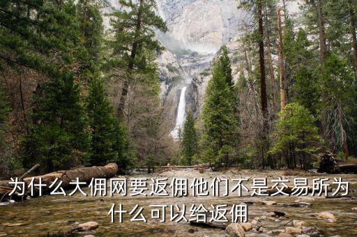 金傭網(wǎng)為什么能返傭，金傭網(wǎng)返傭及時(shí)嗎