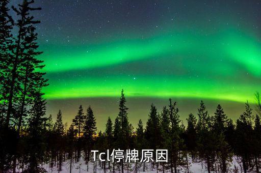 tcl為什么停牌，Tcl停牌原因