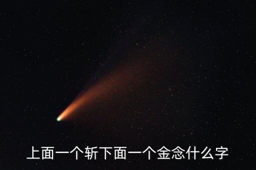 上面一個斬下面一個金念什么字